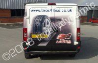 Van wrapped by Totally Dynamic Leeds/Bradford