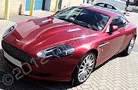 Aston martin DB9 fully wrapped in chrome vinyl by Totally Dynamic South London