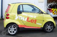Smart Car Wrapped by Totally Dynamic Central Scotland