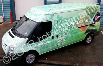 Ford Transit Designed and wrapped by Totally Dynamic North London