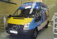 Ford Transit Designed and wrapped by Totally Dynamic Southampton