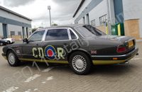 Jaguar Sovereign designed and wrapped by Totally Dynamic South London