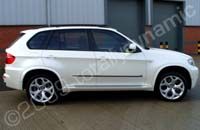 BMW X5 wrapped pearlescent white by Totally Dynamic Leeds/Bradford