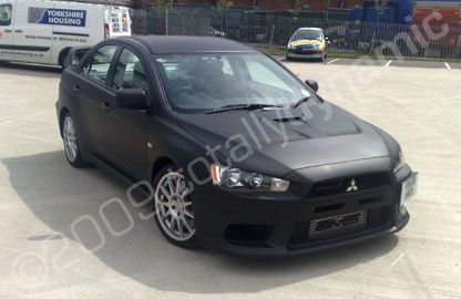 Evo wrapped matt black by Totally Dynamic Leeds/Bradford