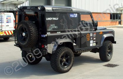 Land Rover wrapped for the Landy Rally by Totally Dynamic Leeds/Bradford