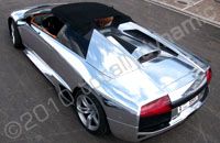 Lamborghini Mucielago wrapped chrome by Totally Dynamic North London
