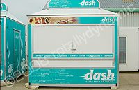 2 Dash Kiosks wrapped by Totally Dynamic North London