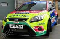 Ford Focus RS wrapped in printed wrap by Totally Dynamic Leicester