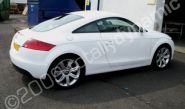 Audi wrapped white by Totally Dynamic Central Scotland
