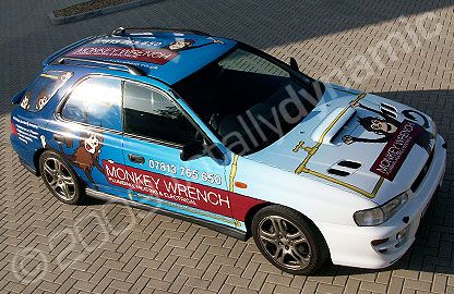 Subaru wrapped by Totally Dynamic South London