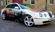 Jaguar S Type wrapped by Totally Dynamic Leeds/Bradford