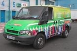 Ford Transit - designed and wrapped by Totally Dynamic North London