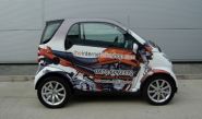 Smart car - designed and wrapped by Totally Dynamic North London