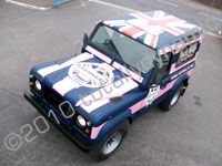 Defenders wrapped for Jack Wills by Totally Dynamic North London