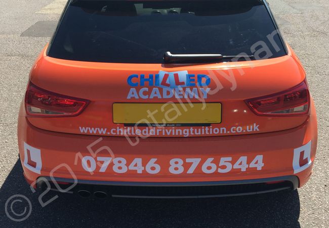 Audi A1 vinyl wrapped for the Chilled Academy