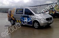 Van part wrapped by Totally Dynamic Leeds/Bradford
