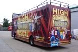 Open Top Bus - designed and wrapped by Totally Dynamic North London