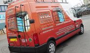 Renault Master van wrapped in printed design by Totally Dynamic North London