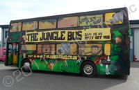 Double decker bus wrapped in fully printed bus by Totally Dynamic South London