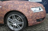 Audi wrapped in rust effect
