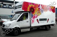 Luton van wrapped by Totally Dynamic North London