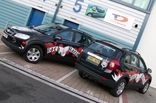Race event fleet - designed and wrapped by Totally Dynamic North London