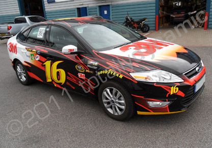 Ford Mondeo wrapped in full colour printed design