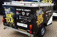 Mercedes van and trailer part wrapped by Totally Dynamic Southampton