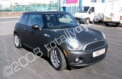 Mini wrapped matt black by Totally Dynamic North London