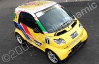 Smart car wrapped by Totally Dynamic North London