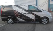 Mercedes Vito van vinyl wrapped for NIKE Tiempo