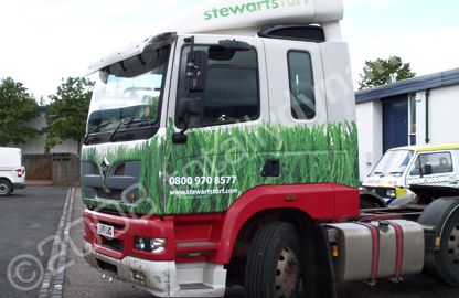 Foden Lorry Designed and Wrapped by Totally Dynamic Central Scotland