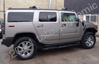 H2 Hummer wrapped in printed design by Totally Dynamic Leeds/Bradford