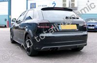Audi S3 wrapped matt black by Totally Dynamic North London