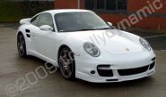 Porsche Turbo wrapped gloss white by Totally Dynamic Leeds/Bradford