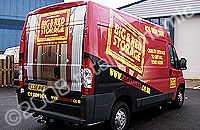 Citroen Relay and trailer wrapped by Totally Dynamic North London