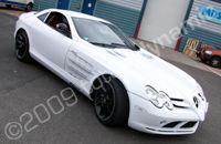 SLR McLaren wrapped white by Totally Dynamic North London