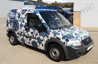 Ford Transit Connect for the Rug Company fully wrapped by Totally Dynamic South London