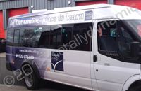 Ford Transit minibus #3 vinyl wrapped in full colour by Totally Dynamic Lincolnshire