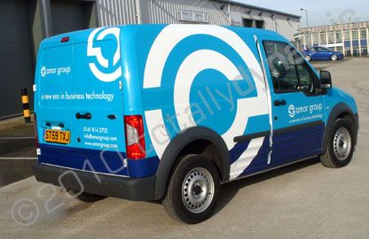 Ford van wrapped for Amor Group by Totally Dynamic Leeds/Bradford