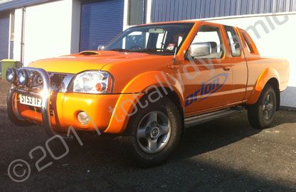 Nissan Navara wrapped for Orion by Totally Dynamic Central Scotland