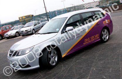 Saab wrapped by Totally Dynamic North London