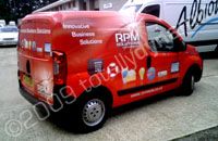 Van & car wrapped by Totally Dynamic Norwich