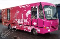 Library Bus Wrapped by Totally Dynamic Central Scotland