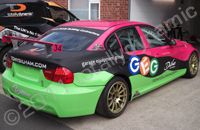 2nd BMW 3 Series wrapped for BTCC by Totally Dynamic Lincoln