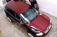 VW Touareg wrapped gloss black by Totally Dynamic North London