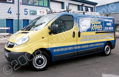 Vauxhall Vivaro wrapped by Totally Dynamic North London