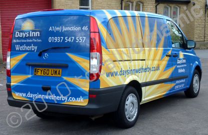 Mercedes Vito wrapped by Totally Dynamic Leeds/Bradford