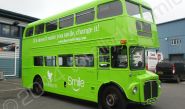 Routemaster fully wrapped for Kings Ferry in a vinyl bus wrap by Totally Dynamic North London