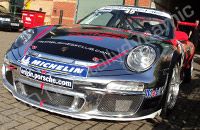 Porsche 997 GT3 wrapped in chrome racing livery by Totally Dynamic South London